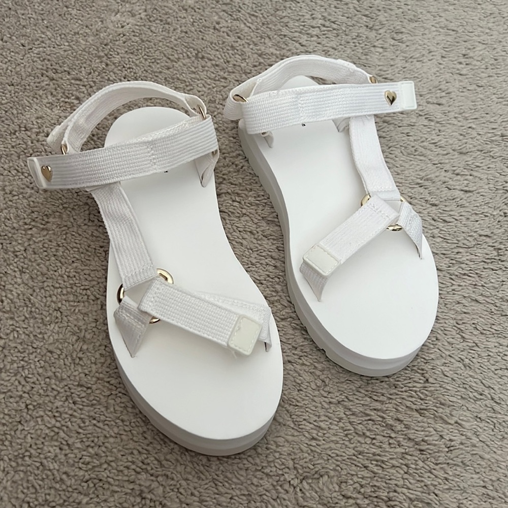 Stoney Clover x Target Platform Sandals White Size 8